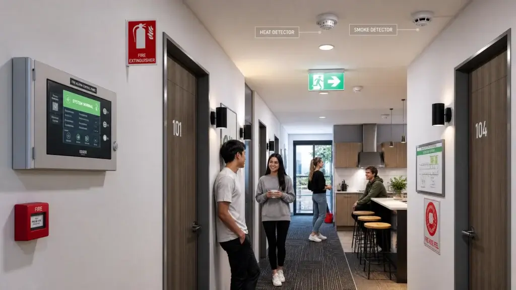 Fire Detection in Boarding Houses