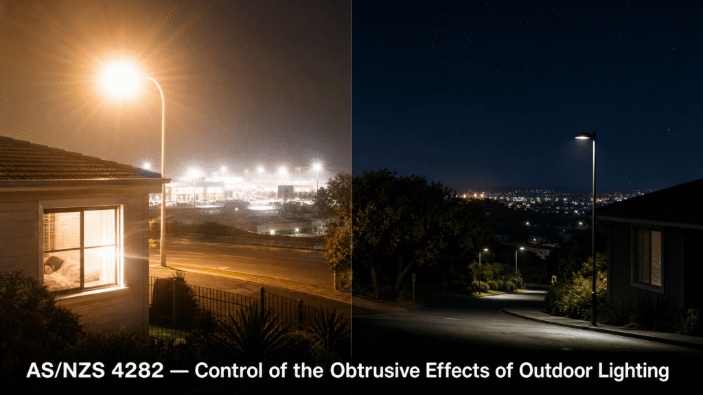 AS/NZS 4282 Obtrusive Lighting Compliance in NSW